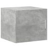 vidaXL Slim Storage Cabinet Concrete Grey Engineered Wood Slim