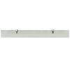 vidaXL Floating Shelf Frosted Tempered safety glass 35.4 x 3.9 in