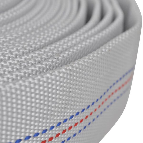 vidaXL Fire Hose Flat Hose 65.6 ' with D-Storz Couplings 1 Inch