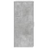vidaXL Storage Cabinet Concrete Gray Engineered Wood Compact