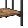 vidaXL Cloth Rack Old Wood 23.62 x 11.81 x 39.57 in Engineered wood