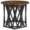 vidaXL Side Table 2 pcs Smoked Oak Engineered wood and steel