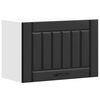 vidaXL Kitchen Wall Cabinet Black Engineered wood