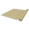 vidaXL Carpet Natural bamboo Bamboo 31.5 x 78.7 in Non-slip Bamboo Rug