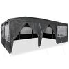 vidaXL Party Tent Anthracite 236.22 x 157.48 x 104.72 in Polyethylene