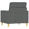 vidaXL Sofa Chair Dark gray Fabric (100% polyester), metal, textilene