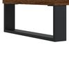 vidaXL Coffee Table Brown Oak Engineered Wood, Metal