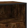 vidaXL Sideboard Smoked Oak Engineered wood, metal 26.8x13.8x29.9 in
