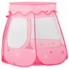 vidaXL Play Tent Pink Polyester, Steel, Polyethylene
