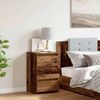 vidaXL Bedside Cabinet Old wood Engineered wood Small Bedside Cabinet