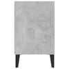vidaXL TV Stand with Metal Legs Concrete Gray 40.7"x11.8"x19.7"