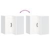 vidaXL Kitchen Wall Corner Cabinet White Engineered wood Medium