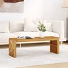 vidaXL Coffee Table 43.3x13.8x15.0" Solid Wood Teak