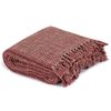 vidaXL Throw Burgundy 100% cotton 86.6 x 98.4 in Cotton Throw