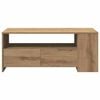 vidaXL Coffee Table with Drawer Artisan Oak 40.16 x 21.65 x 17.13 in