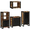 vidaXL Bathroom Furniture Set 4 pcs Multicolour Solid Reclaimed Wood