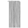 vidaXL Reception Desk Gray Sonoma Engineered wood Medium Reception Desk