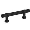 vidaXL Cabinet Handle Set of 10 Black
