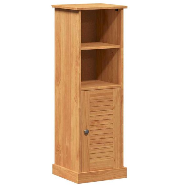 vidaXL Bathroom Cabinet with Storage VIGO Honey Brown 37 x 34 x 110 cm