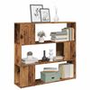 vidaXL Book Cabinet Old wood Engineered wood Large Book Cabinet