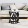 vidaXL Coffee Table 2 pcs Grey Sonoma Engineered wood and steel