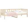 vidaXL Day Bed Natural wood Solid pine wood 31.5x79 in