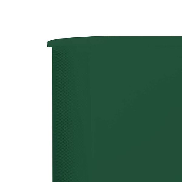 vidaXL Wind Screen Green Non-woven fabric Large Foldable Wind Screen
