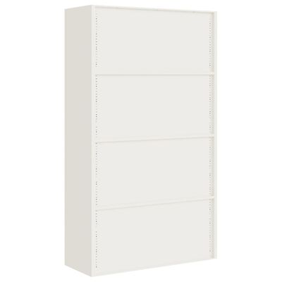 vidaXL File Cabinet White 41.3"x15.7"x70.9" Steel