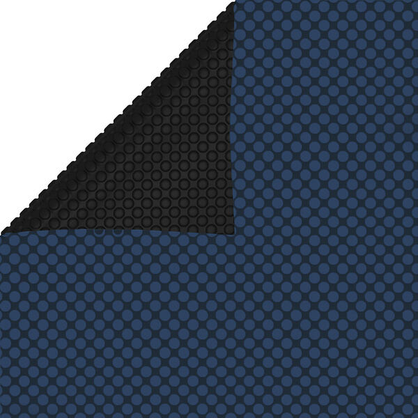 vidaXL Pool Cover Black and Blue Polyethylene 118.1 in x 78.7 in