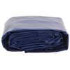 vidaXL Tarpaulin Blue 13.1x13.1' 7.11 oz/ft&sup2;