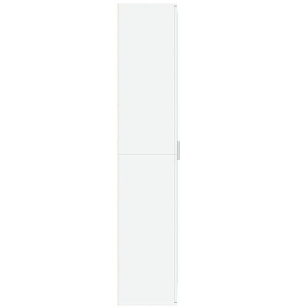 vidaXL Highboard White 27.6"x13.8"x70.9" Engineered Wood