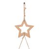 vidaXL&nbsp;Hanging Christmas Tree with Top Star 29.1x59.1" Natural Branch