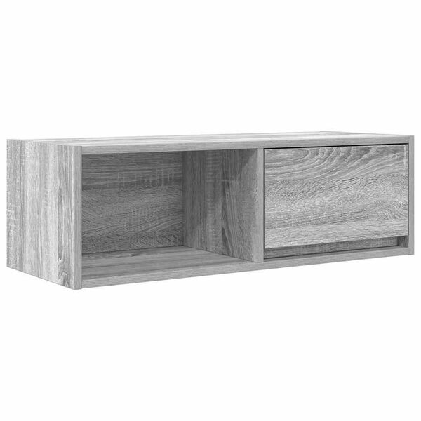 vidaXL TV Cabinet Grey sonoma Engineered wood 31.5x12.2x10.0 in