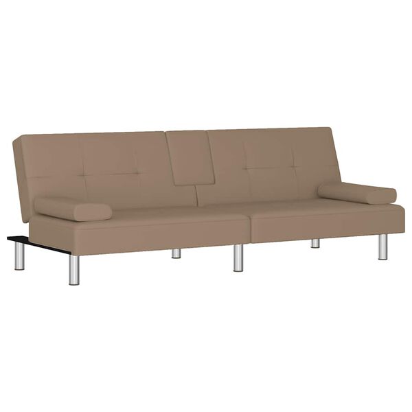 vidaXL Sofa Bed Cappuccino