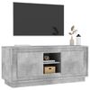 vidaXL TV Cabinet Concrete grey Engineered wood Medium TV Cabinet
