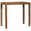 vidaXL Bar Table Solid Acacia Wood 46.4"x23.6"x42.1"