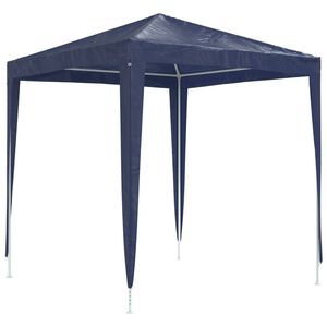 vidaXL Party Tent Blue Polyethylene 6.6 x 6.6 ft UV-resistant