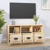 vidaXL TV Cabinet Sonoma Oak Engineered Wood TV Cabinet Rectangular