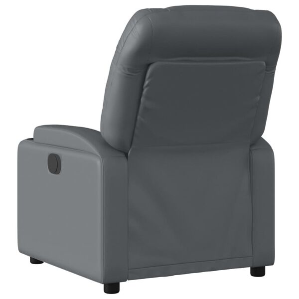 vidaXL Massage Recliner Chair Grey