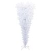 vidaXL Christmas Tree White PVC, steel 59.1 in Artificial Christmas Tree
