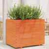 vidaXL Garden Planter Wax brown Solid pine wood
