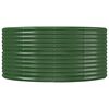 vidaXL Garden Raised Bed Green Powder-coated steel 83.5 x 55.1 x 26.8 in