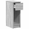 vidaXL Bedside Cabinet Set of 2 Grey Sonoma Engineered wood