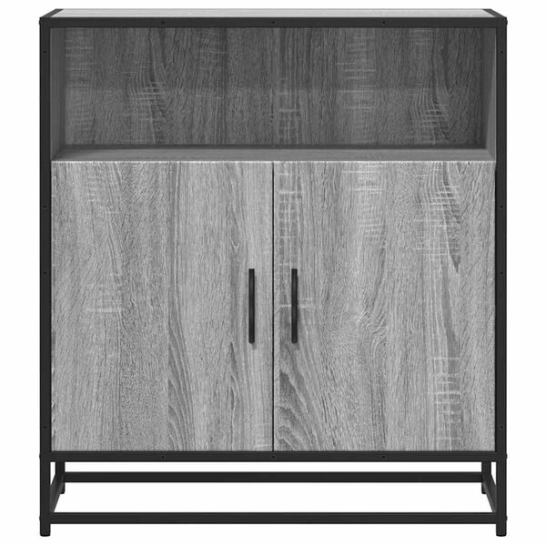vidaXL Sideboard Grey Sonoma Engineered wood Medium Sideboard