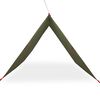 vidaXL Camping Tarp Olive Green 144.1x120.5" Waterproof