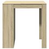 vidaXL Bar Table Sonoma Oak Engineered Wood Tall Bar Table Rectangular