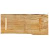 vidaXL Table Top 31.5"x15.7"x1.5" Live Edge Solid Wood Mango