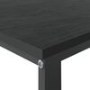 vidaXL Computer Desk Black Engineered wood 43.3 x 23.6 x 28.7 in Durable