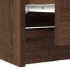 vidaXL TV Cabinet Brown Oak Engineered Wood TV Cabinet Rectangular
