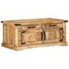 vidaXL Coffee Table Brown 35.43 x 19.69 x 15.75 in Solid Mango Wood